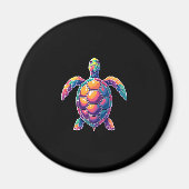 Aimant Colorful Splash Eastern Box Turtle (2) (Devant)