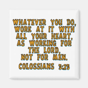 Aimant Colossiens 3:23