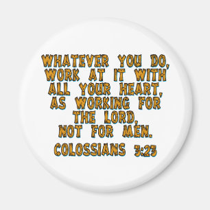 Aimant Colossiens 3:23