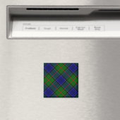 Aimant Colquhoun tartan bleu vert plaid (In Situ (Lave-vaisselle))