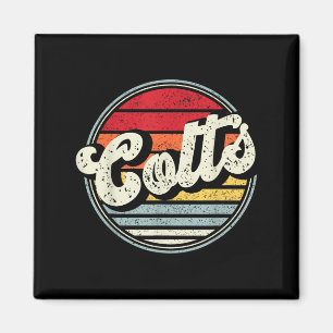 Aimant Colts Nom Vintage Retro Cadeau Hommes Femmes Garço