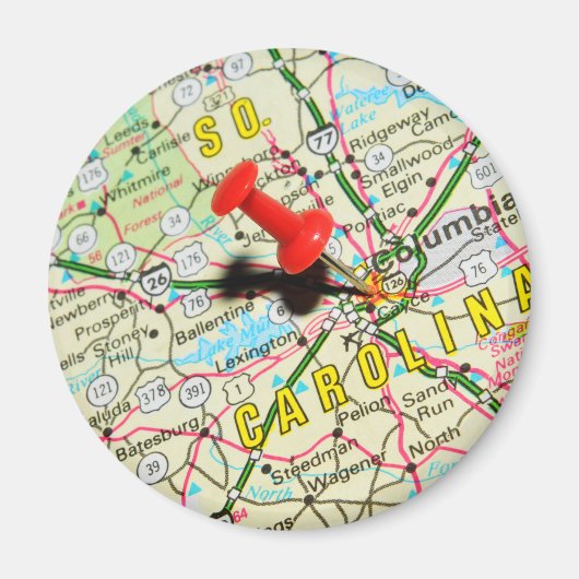 Aimant Columbia, Caroline du Sud (Devant)