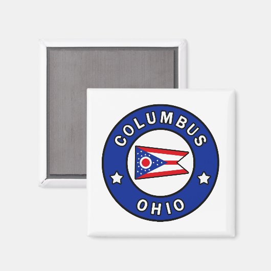 Aimant Columbus Ohio (Recto/Verso)