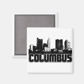 Aimant Columbus Skyline (Recto/Verso)