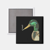Aimant Colvert fumant une cigarette mème colvert drôle (Recto/Verso)