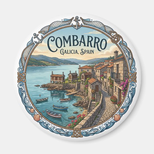 Aimant Combarro Poio Espagne (Devant)