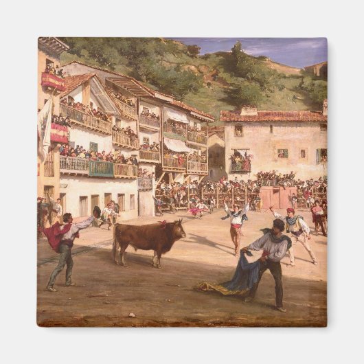 Aimant Combat d'entraînement en Biscaye, 1869 (Devant)