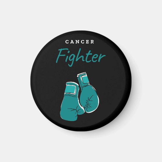 Aimant combattant du cancer, sarcelle (Devant)