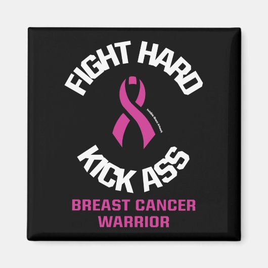 Aimant Combattre Dur...Cancer Du Sein (Devant)