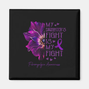 Aimant Combattre est mon combat Anémonique Fibromyalgie s