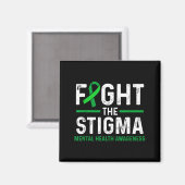 Aimant Combattre La Stigmatisation Sensibilisation à La S (Recto/Verso)