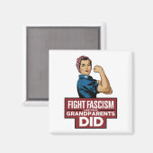 Aimant Combattre Le Fascisme Comme Vos Grands-Parents L'O (Recto/Verso)