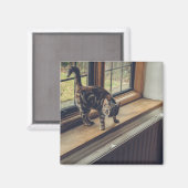 Aimant Combien coûte ce Kitty dans la fenêtre ? (Recto/Verso)