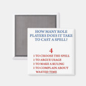 Aimant Combien de joueurs pour lancer un sort (Recto/Verso)