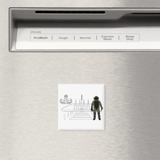 Aimant Combinaison de bombe commémorative EOD (In Situ (Lave-vaisselle))