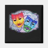 Aimant Comédie et tragédie (Devant)