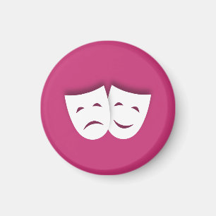 Aimant Comedy and Tragedy Masks