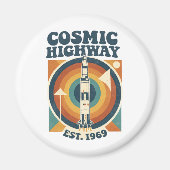 Aimant Comic Highway – Fun Pop Art for Comic Fans (Devant)