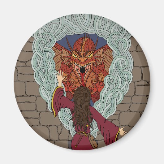 Aimant Comjurer le dragon (Devant)