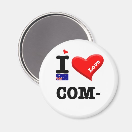 Aimant COMMA - J'aime (Recto/Verso)