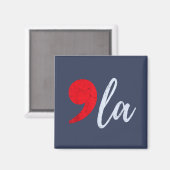 Aimant Comma La Kamala Harris 2024 Président Funny (Recto/Verso)