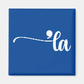 Aimant Comma La | Kamala Harris Blue (Devant)