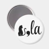 Aimant Comma La Kamala Harris - maman chat pour Kamala (Recto/Verso)