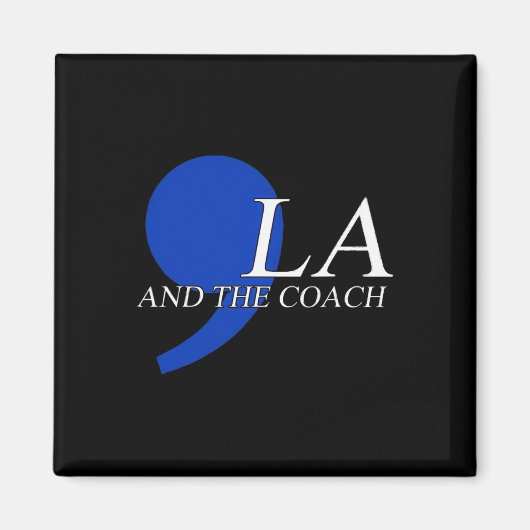 Aimant Comma La Kamala Harris Tim W Coach 2024 La Comma (Devant)