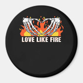 Aimant Comme Classique - Skeleton Hands Heart (Devant)