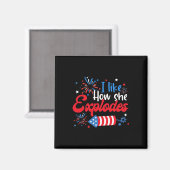 Aimant Comme comment elle explose Fireworks Funny Couple (Recto/Verso)