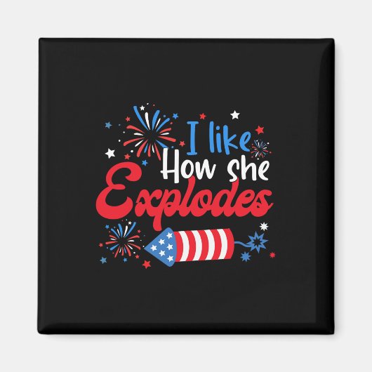 Aimant Comme comment elle explose Fireworks Funny Couple (Devant)