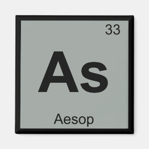 Aimant Comme - Fables d'Ésope Symbole de chimie du tablea