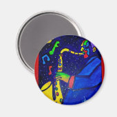 Aimant Comme Jazz Man de Piliero (Recto/Verso)