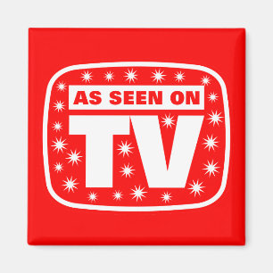 Aimant Comme on le voit à la télévision - CH 2 Avec des é