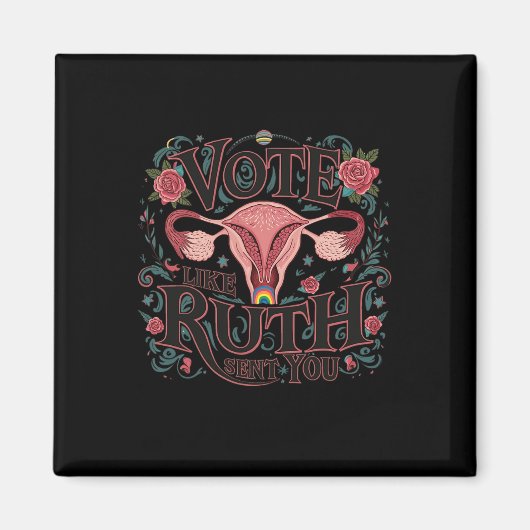 Aimant Comme Ruth Vous A Envoyé Rbg Feminist Voting Inspi (Devant)