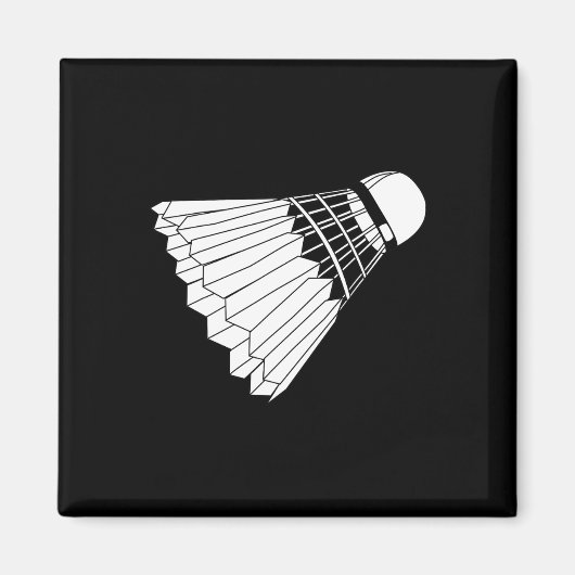 Aimant Comme Volant de badminton Birdie (Devant)