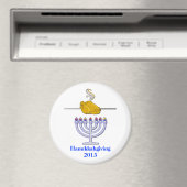 Aimant commémoratif Hanukkahgiving (In Situ (Lave-vaisselle))