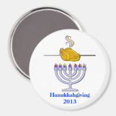 Aimant commémoratif Hanukkahgiving (Recto/Verso)