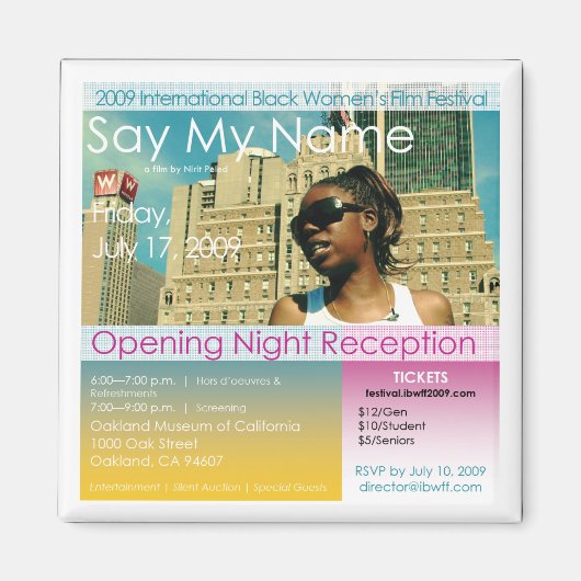 Aimant commémoratif IBWFF 2009 (Devant)