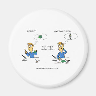 Aimant Commencer l'évolution simple dans le temps