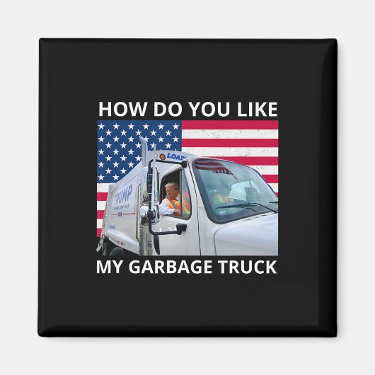 Aimant Comment aimez-vous mon trajet de camion de garage (Devant)