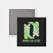 Aimant Comment aller Lucky Boot Jour de la Saint Patrick (Recto/Verso)