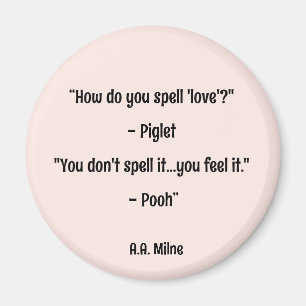 Aimant Comment épeler l'amour