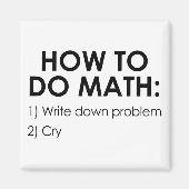 Aimant Comment faire les maths (Devant)