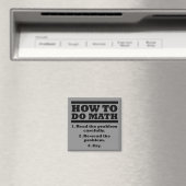 Aimant Comment faire Math Funny Fridge Réfrigérateur d'ai (In Situ (Lave-vaisselle))