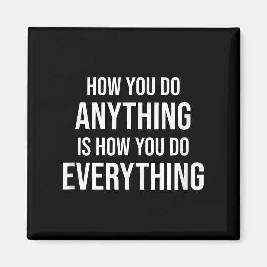 Aimant Comment faire tout Motivational Citer Entrepreneur (Devant)