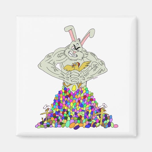 Aimant Comment le lapin de Pâques obtient ses oeufs (Devant)