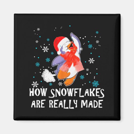 Aimant Comment les flocons de neige sont vraiment faits B (Devant)