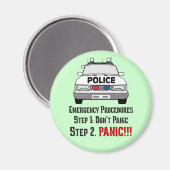 Aimant Comment les policiers réagissent à votre situation (Recto/Verso)