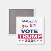 Aimant Comment ne pas voter TRUMP 2024 (Recto/Verso)
